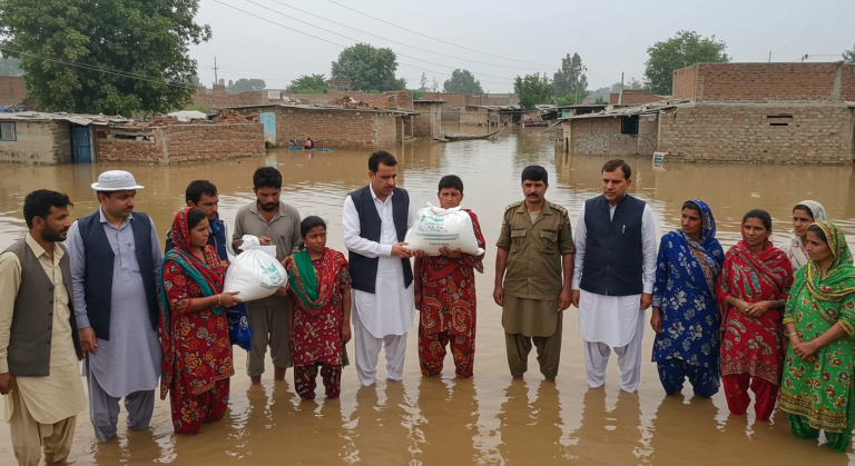 Heavy Rains Cause Flooding in Southern Punjab, Disrupt Daily Life